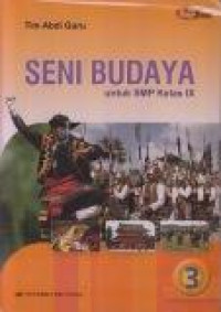 Seni budaya: untuk SMP kelas IX