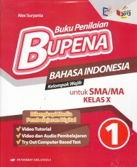 BUPENA :  Buku Penilaian Bahasa Indonesia Kelompok Wajib Kelas X Kurikulum 2013 Revisi