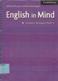 English in Mind: Teacher's Resources Pack 3