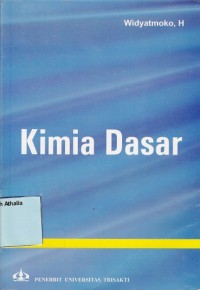 Kimia dasar: pegangan guru SMA dan Mahasiswa