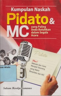 Kumpulan pidato & MC yang paling anda butuhkan dalam segala acara