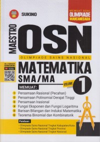 Maestro OSN Matematika SMA/MA Volume  1