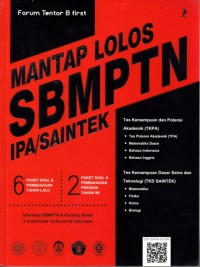 Mantap lolos SBMPTN IPA/SAINTEK