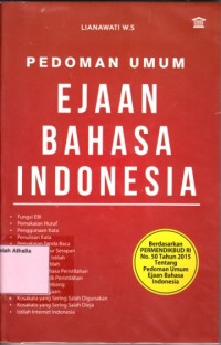 PEdoman umum ejaan bahasa Indonesia