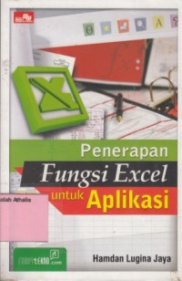 Penerapan fungsi excel untuk aplikasi