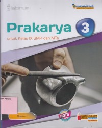 Prakarya: untuk Kelas IX SMP dan MTs