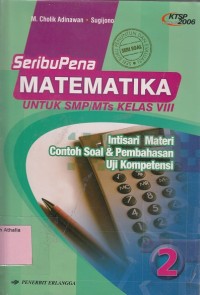 SeribuPena Matematika: untuk SMP kelas VIII