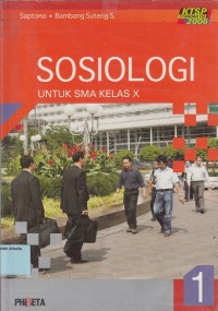 Sosiologi: untuk SMA kelas X