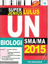 Super Jenius Lulus UN Biologi SMA/MA 2015