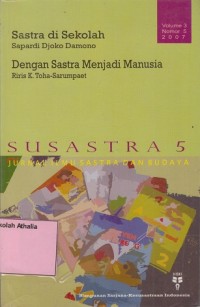 Susastra 5 = Jurnal ilmu sastra dan budaya