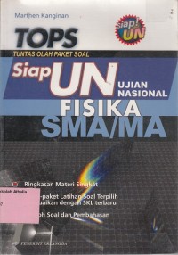 Image of TOPS siap UN Fisika SMA