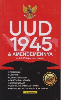 UUD 1945 & Amendemennya Untuk Pelajar dan Umum