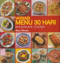 Variasi menu 30 hari: Masakan China