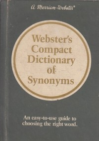 Webster's Compact Dictionary of Synonyms