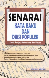 Senarai: Kata Baku dan Diksi Populer